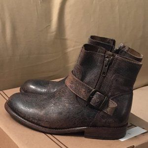 BED STU Becca Black Lux Ankle Boot